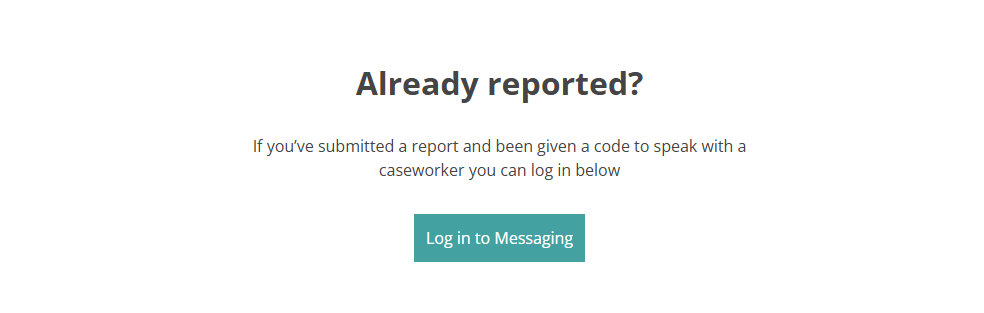 Use this part of the R&S page to access messaging portal - https://www.reportandsupport.manchester.ac.uk/