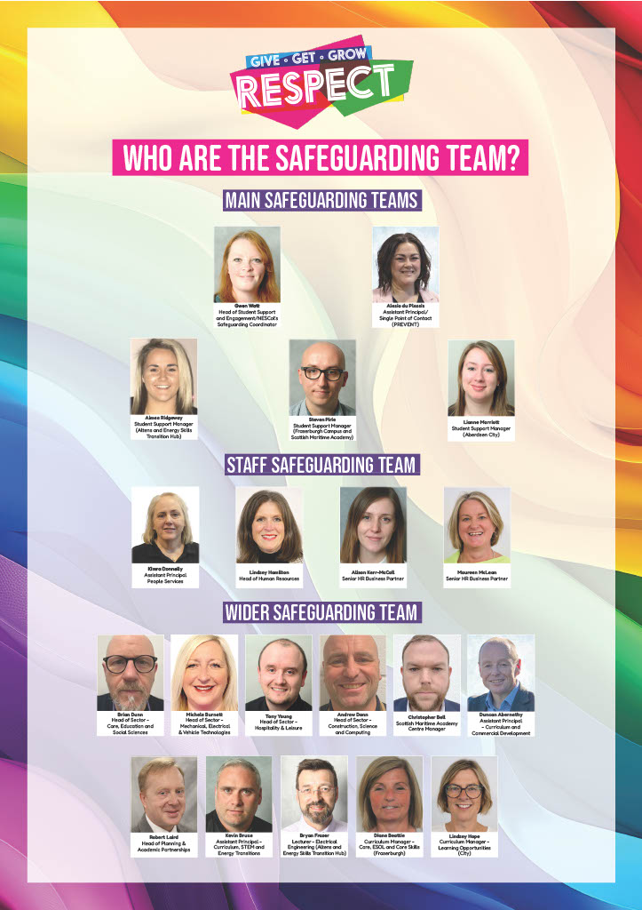 NESCol's Safeguarding Teams