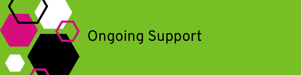 Banner heading: Ongoing Support
