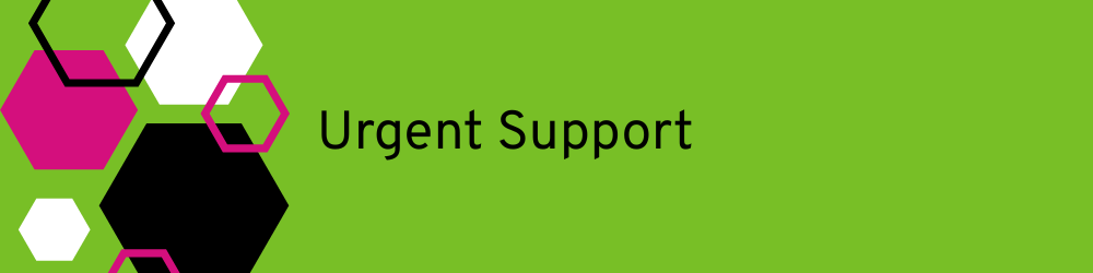 Banner heading: Urgent Support