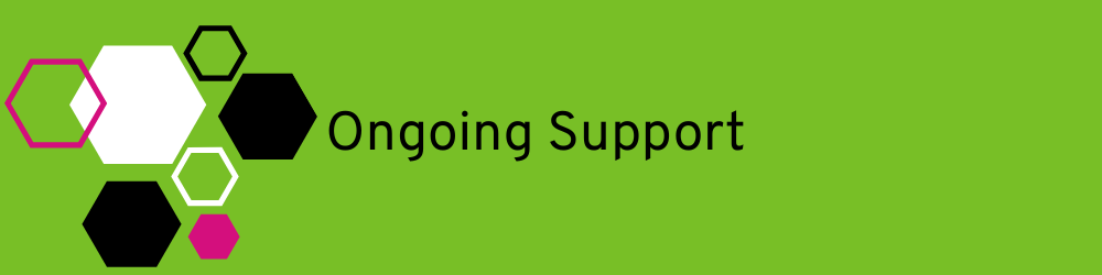 Banner heading: Ongoing support