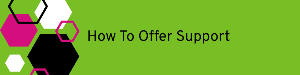 Banner heading: how you can support